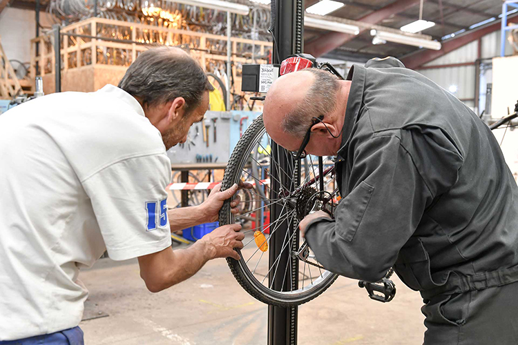 Réparation vélo