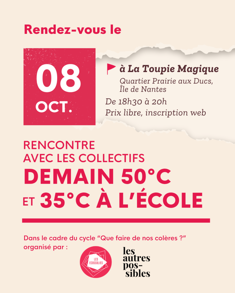 Que faire de nos colères – canicules